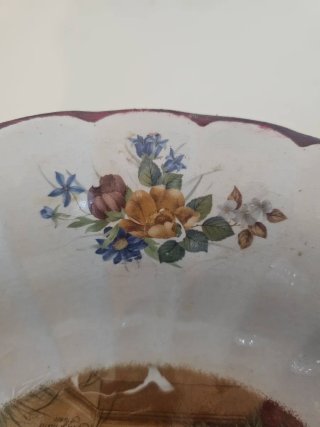 Plato muy grande antiguo Mariano Pola,  1890-1912