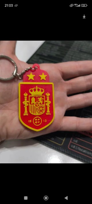 Llavero Escudo Selección Española Fútbol