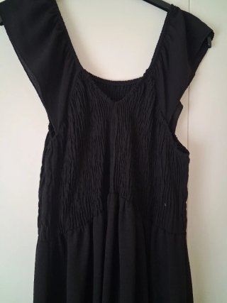 Vestido largo negro