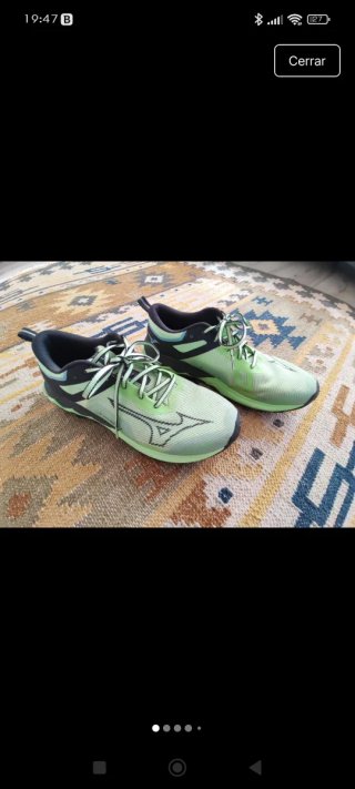 Zapatillas Mizuno Trail Running Verde/Negro