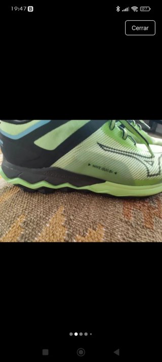 Zapatillas Mizuno Trail Running Verde/Negro