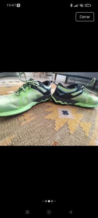 Zapatillas Mizuno Trail Running Verde/Negro