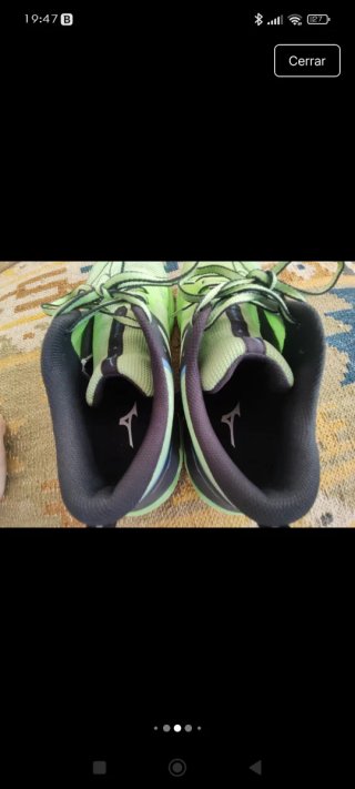 Zapatillas Mizuno Trail Running Verde/Negro