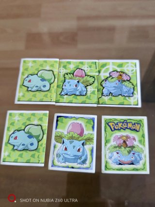 Cromos Pokémon Charmander, Charmeleon, Charizard