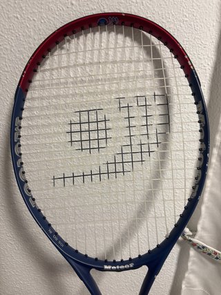 Raqueta de tenis Meteor con fiunda