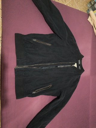 Chaqueta bomber hombre azul marino