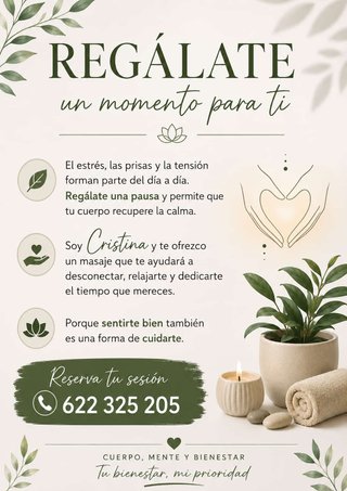 Quiromasajista masajes terapéuticos y de bienestar