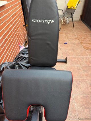 Banco musculación SportNow regulable