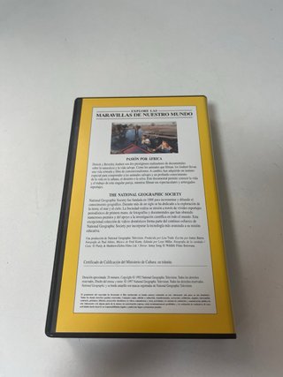 VHS Pasión por África National Geographic