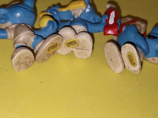 No Toxico Comics Lote 3 figuras Pitufos