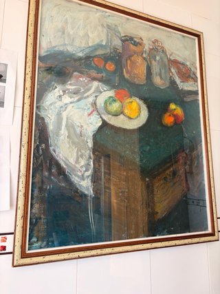 Willy Ramos - Bodegón con frutas