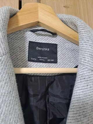 Blazer Hombre Gris Talla L Bershka