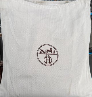 Bolso Hermes Marrón Piel Hombre