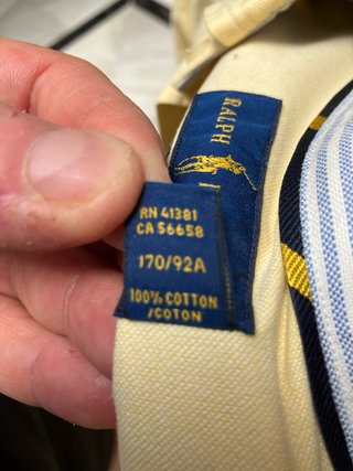 Camisa Polo Ralph Lauren Amarilla