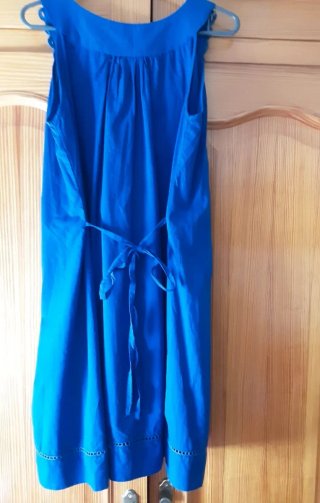 Vestido sin mangas-100% Algodón T.Única Made India
