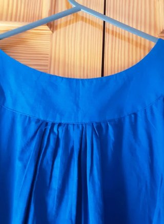 Vestido sin mangas-100% Algodón T.Única Made India