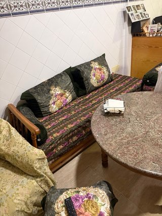 Sofá Marroquí Madera con Cojines.