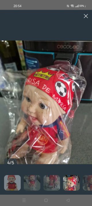 Muñeco Bebe Pelon La Roja España (2a Edicion)