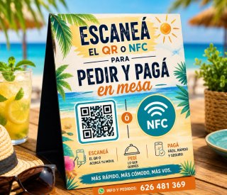 TPV Sistema Pide y Paga en Mesa