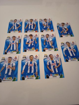Lote Panini Adrenalyn XL RCD Espanyol