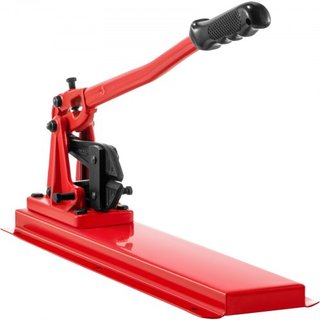 Herramienta de Swager de Banco 24" Herramienta de Swaging de Cable de Acero con Cabezal de Cortador de Pernos Crimpador de Banco 1/16"-3/16" Manguitos de Aluminio/Cobre Crimpador de Acero Aleado p...