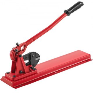 Herramienta de Swager de Banco 24" Herramienta de Swaging de Cable de Acero con Cabezal de Cortador de Pernos Crimpador de Banco 1/16"-3/16" Manguitos de Aluminio/Cobre Crimpador de Acero Aleado p...