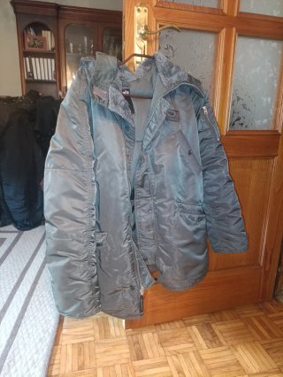 Parka Alpha Industries Verde Militar Talla L