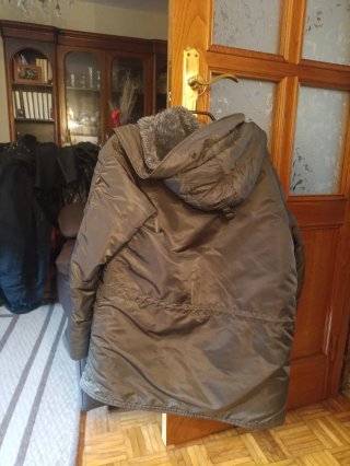 Parka Alpha Industries Verde Militar Talla L