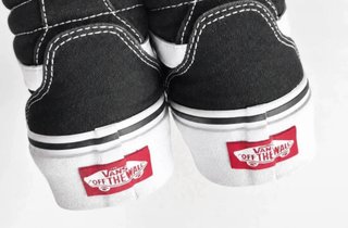 Vans Plataforma Negras y Blancas