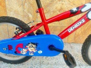Bicicleta infantil Denbike 16 roja y azul