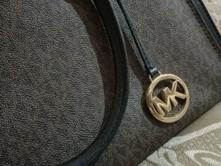 Bolso Michael Kors Marrón y Dorado