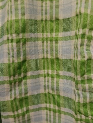 Camisa Mango cuadros verde M