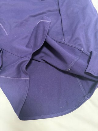 Camiseta polar running Kalenji morada chica