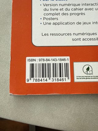 Libro de francés segundo de la eso