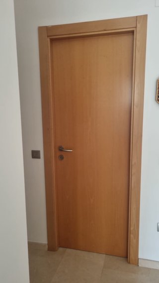Puerta madera maciza haya (precio unidad- 2 uds)