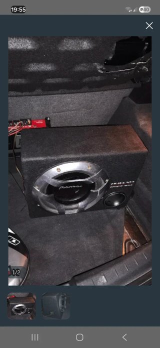 Subwoofer Pioneer TS-WX303 1200w  Negro