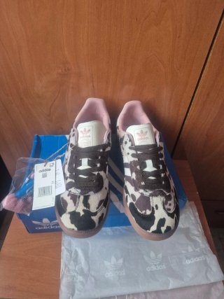 Adidas Zapatillas Animal Print Beige/Negro