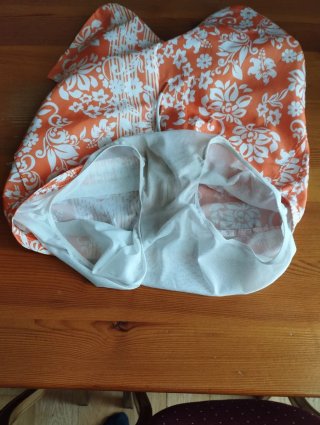 Bañador GUESS Hombre Naranja y Blanco