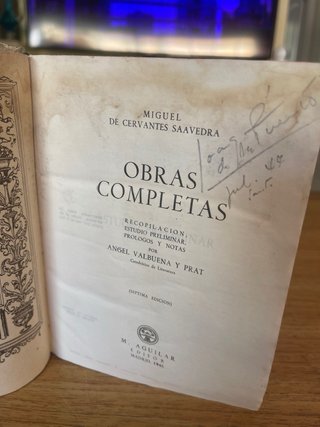 Miguel de Cervantes – Obras Completas (1946)