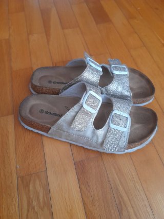Sandalias Graceland Talla 39 Doradas