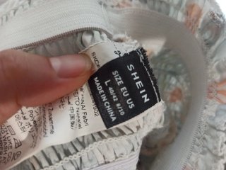 Falda pantalón floral premamá.