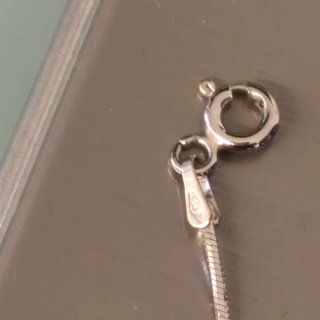 Collana Oro 14 kt Rodio 45 cm