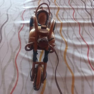 Moto Decorativa in Legno