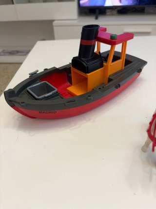Playmobil Barco Vapor con Caballo