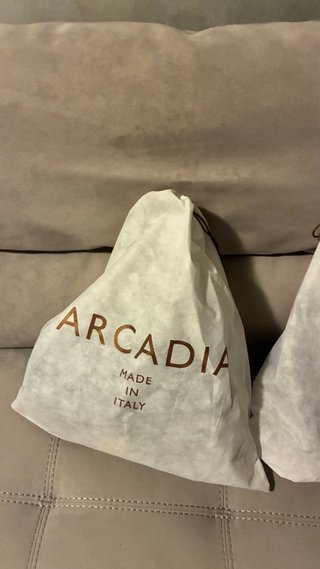 Arcadia Bag Fucsia Lucida in Vera Pelle made in It