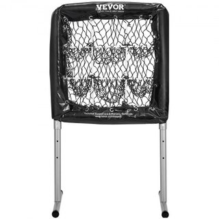 Red de béisbol de 9 agujeros, equipo de entrenamiento de béisbol y sóftbol de 28"x27" para práctica de bateo y lanzamiento, ayuda de entrenamiento ajustable en altura de alta resistencia con zona ...