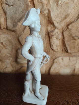 Figura Vintage Napoleón Cerámica Italiana