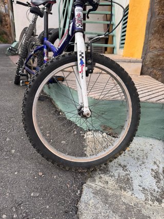 Bicicleta infantil Decathlon azul