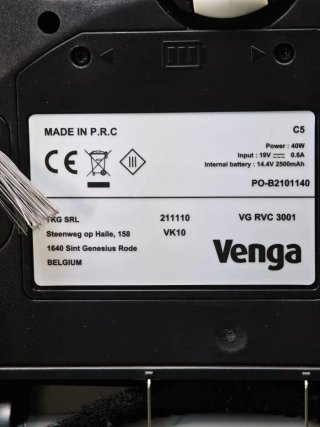 Robot Aspirador Venga 3 en 1 VG RVC 3001