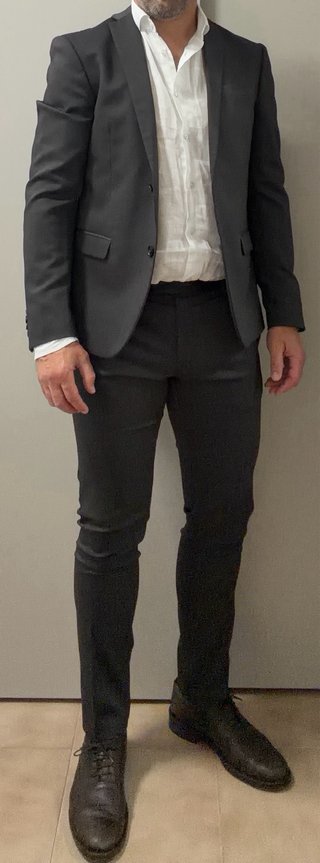 Abito completo uomo David Naman marrone caffè